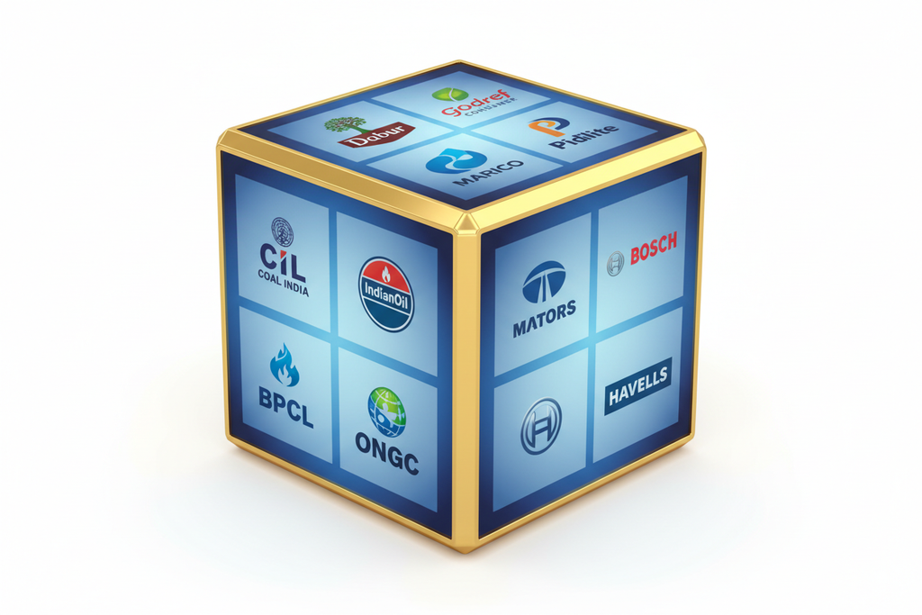 3D Cube Multiple Logos View 4