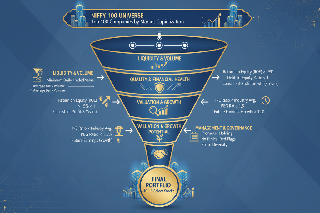 Nifty 100 Stock Selection Process